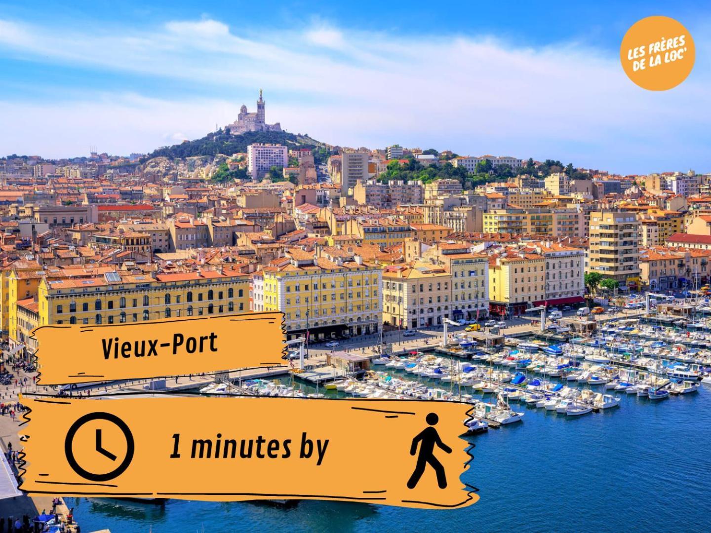 La Merveille Du Port - Spacieux & Lumineux - Les Freres De La Loc' Marseille Exterior photo